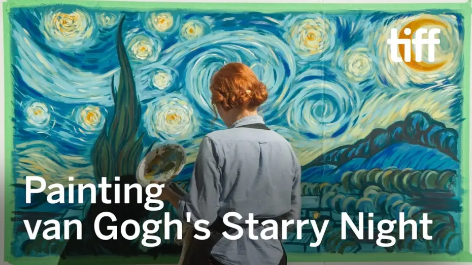 Video for the film Loving Vincent — Time-lapse of van Gogh's Starry Night