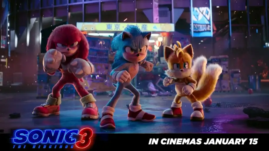 Video for the film Sonic the Hedgehog 3 — May the best hedgehog win