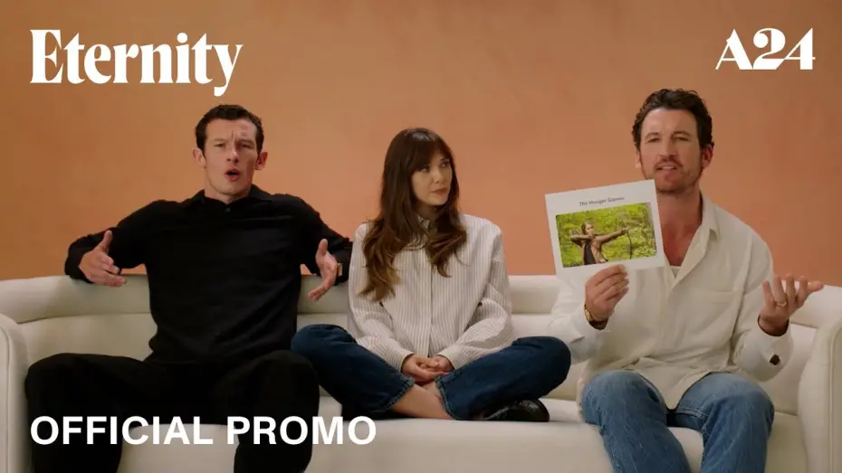 Video for the film Eternity — Miles Teller, Elizabeth Olsen and Callum Turner Solve Love Triangles