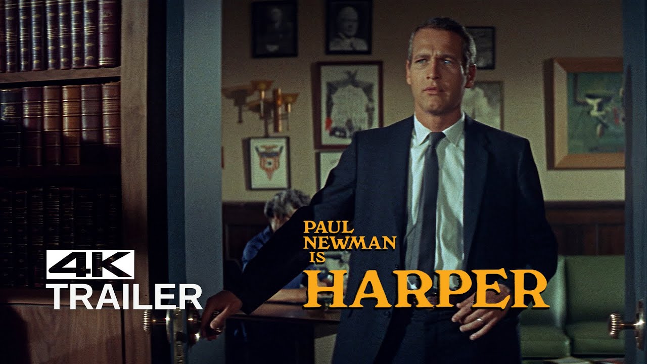 Video for the film Harper — HARPER Original Trailer [1966] Remastered in 4K