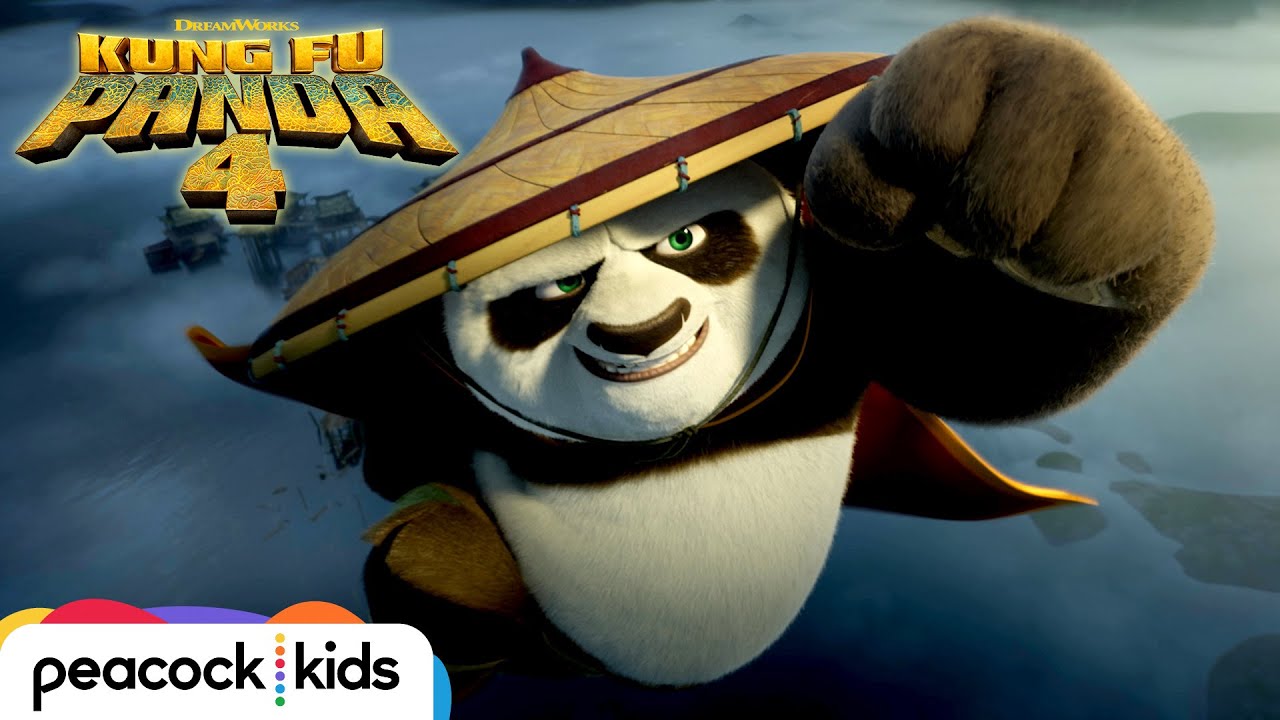 Video for the film Kung Fu Panda 4 — Po Saves Village from giant Manta Ray