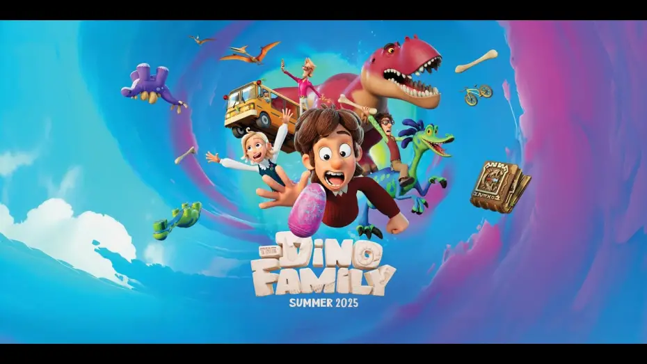 Video for the film The Dino Family — The Dino Family | Trailer | Summer 2025