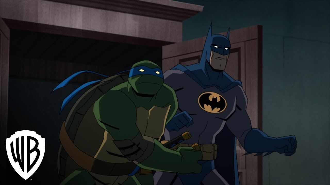 Video for the film Batman vs Teenage Mutant Ninja Turtles — Batman vs Turtles Clip