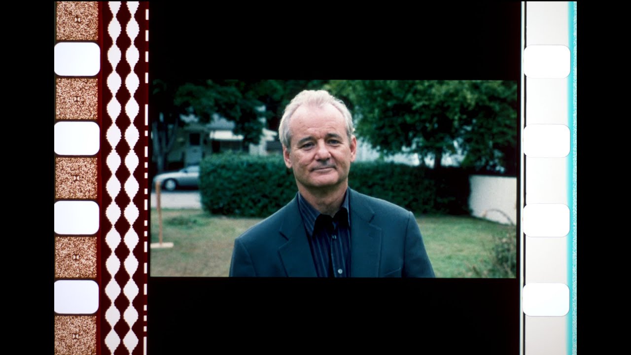 Video for the film Broken Flowers — Broken Flowers (2005) 35mm film trailer, flat hard matte, 4K trichromy