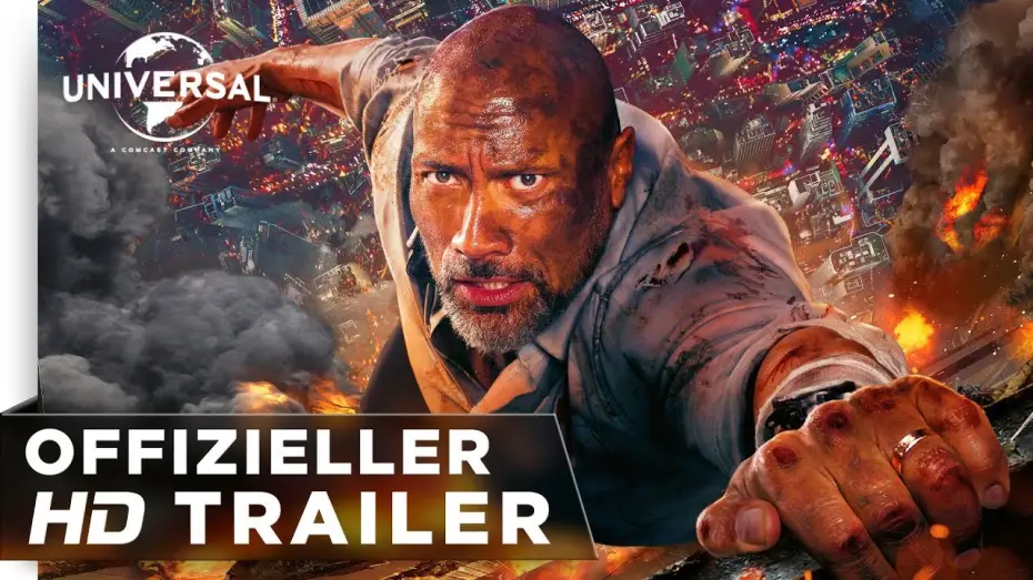 Video for the film Skyscraper — Skyscraper - Trailer #2 deutsch/german HD