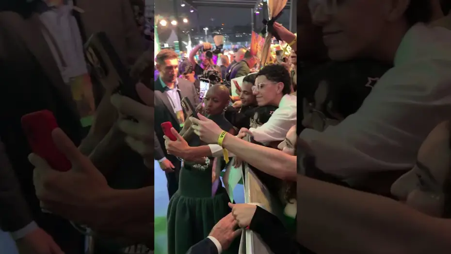 Video for the film Wicked Part Two — Cynthia Erivo has arrived! All love from Brazil