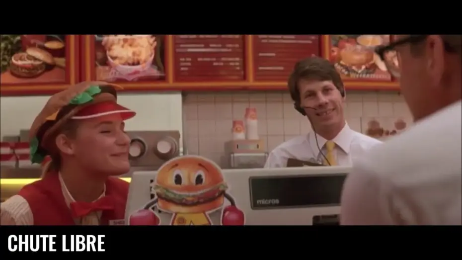 Video for the film Falling Down — Chute libre - Scène culte – Au fast food