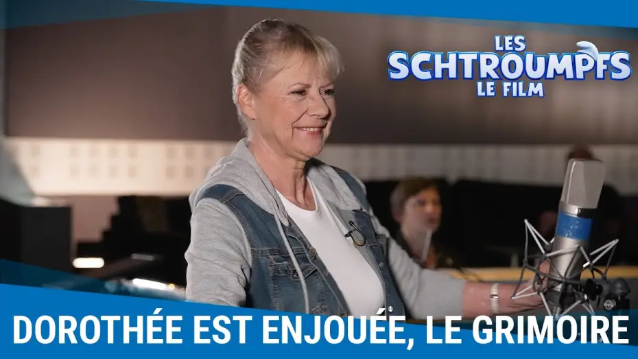 Video for the film The Smurfs Musical — Les coulisses de doublage avec Dorothée
