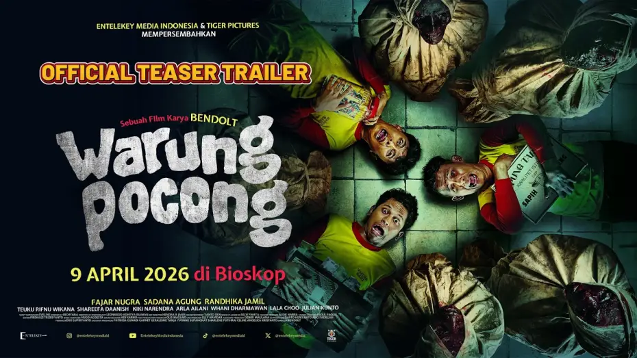 Video for the film Warung Pocong — Warung Pocong - Official Teaser Trailer | 9 April 2026 Buka Warung Di Bioskop