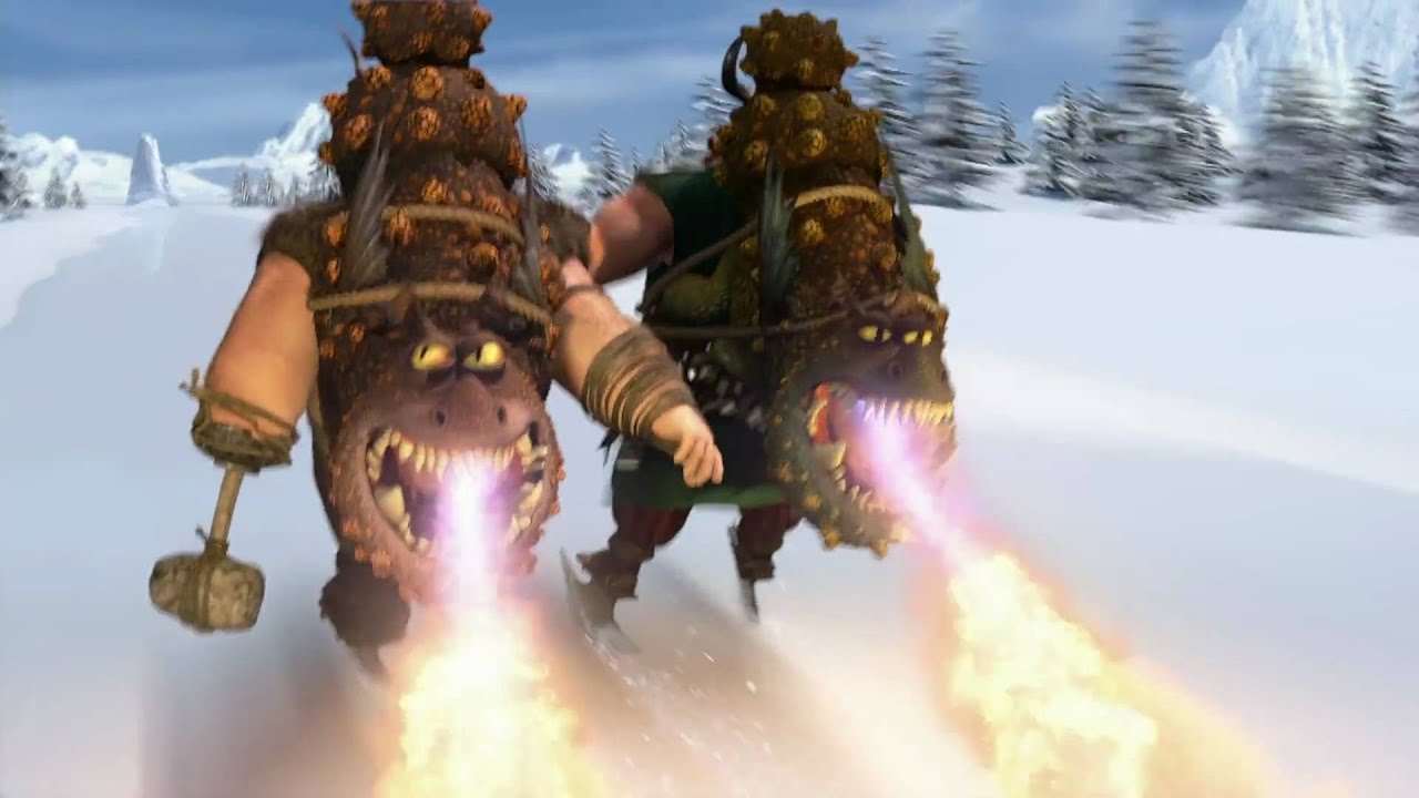 Video for the film How to Train Your Dragon — Dragon-Viking Games Vignettes: Speed Skating