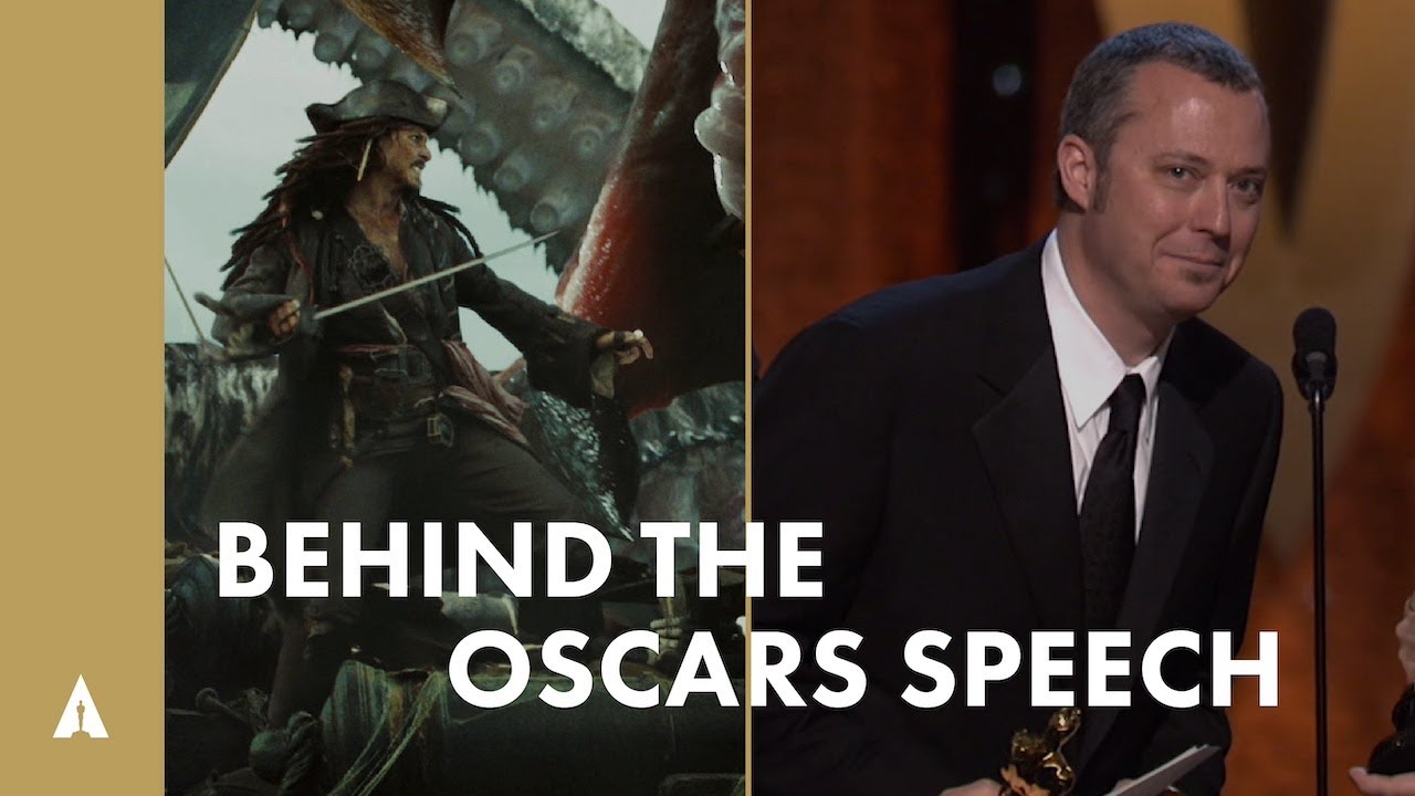 Video for the film Pirates of the Caribbean: Dead Man's Chest — Hal Hickel | Best VFX for 'Pirates of the Caribbean: Dead Man's Chest' | Behind the Oscars Speech