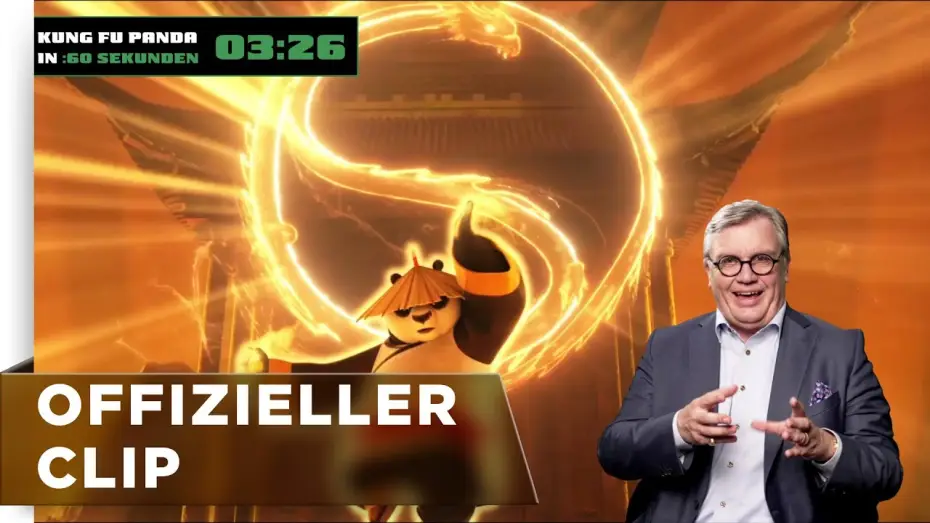 Video for the film Kung Fu Panda 4 — Kung Fu Panda in 60 Sekunden
