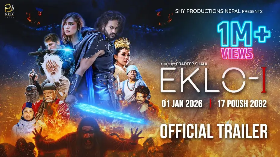 Video for the film Eklo I — EKLO-I - MOVIE OFFICIAL TRAILER 2082 || PRADEEP KHADKA, VIJAY LAMA, BENISHA HAMAL, KABITA NEPALI