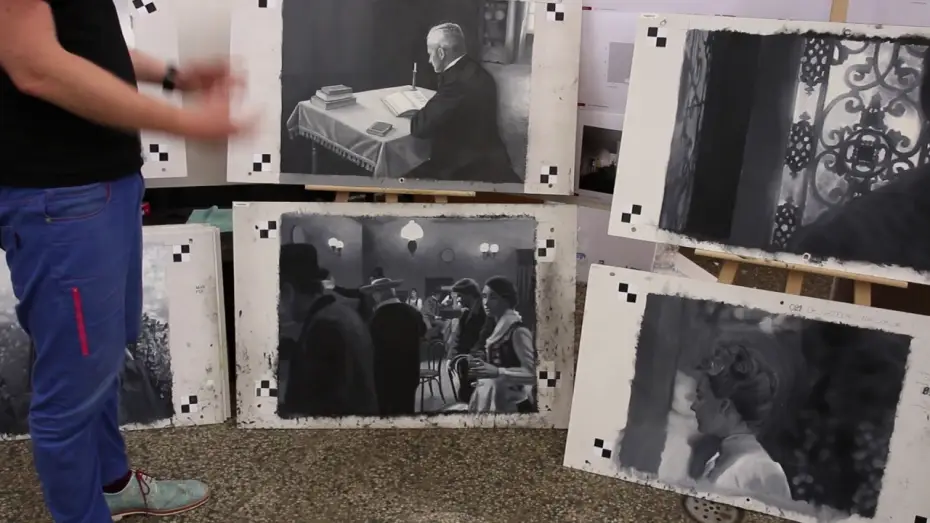 Video for the film Loving Vincent — 29.7 Painting Sale - Black and White