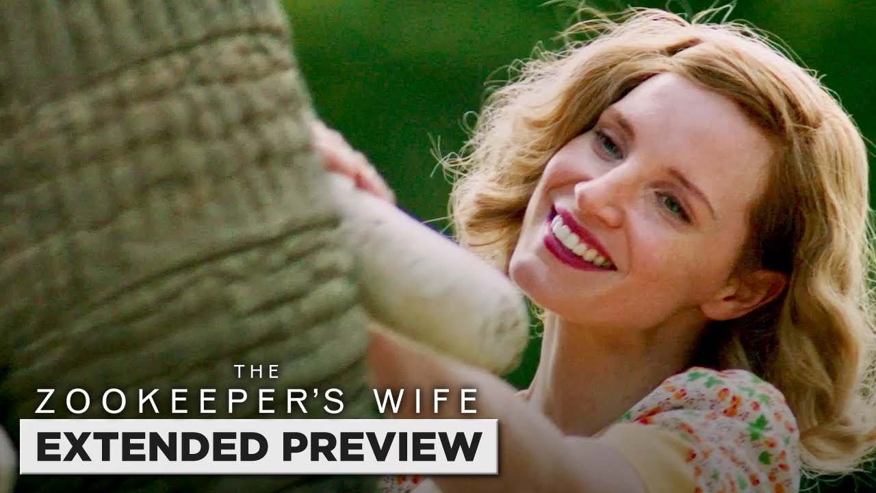 Video for the film The Zookeeper's Wife — The Zookeeper's Wife | Jessica Chastain Taking Care of Animals