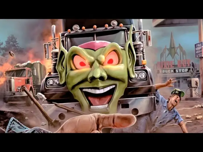 Video for the film Maximum Overdrive — La rebelión de las máquinas (Trailer)