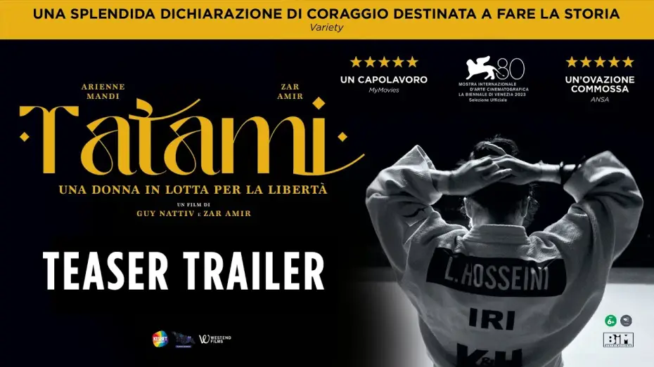 Video for the film Tatami — TATAMI - Teaser Trailer | In anteprima l'8 marzo e dal 4 aprile al Cinema