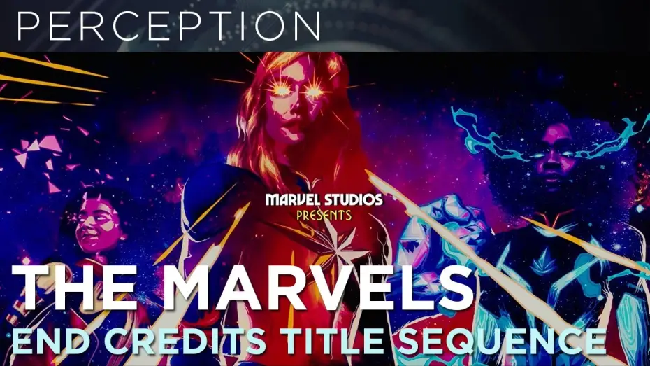 Video for the film The Marvels — End Credits Title Sequence