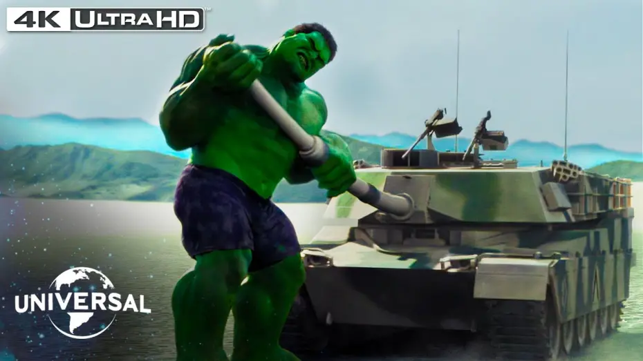 Video for the film Hulk — Hulk vs The Army in 4K HDR