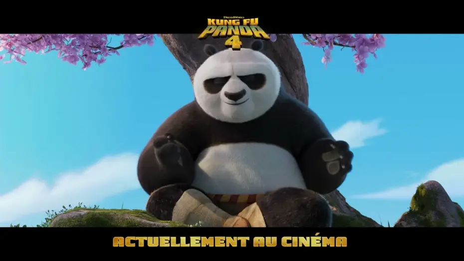 Video for the film Kung Fu Panda 4 — Trailer "Méditation" VF