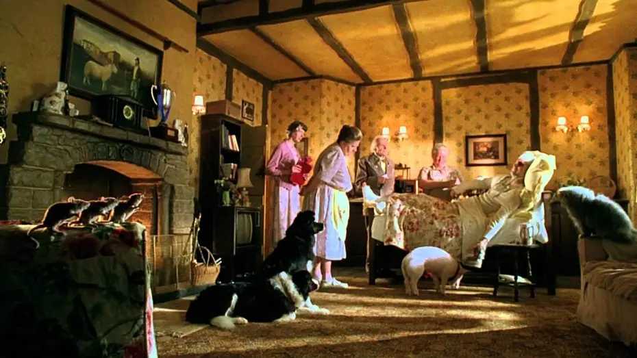 Video for the film Babe: Pig in the City — Schweinchen BABE in der großen Stadt - Trailer