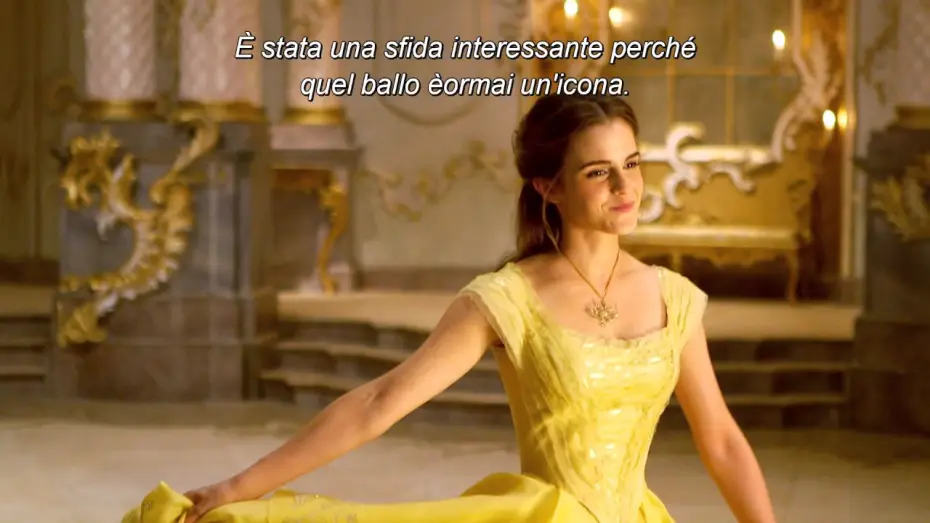 Video for the film Beauty and the Beast — La Bella e la Bestia - Il vestito giallo di Belle - Featurette