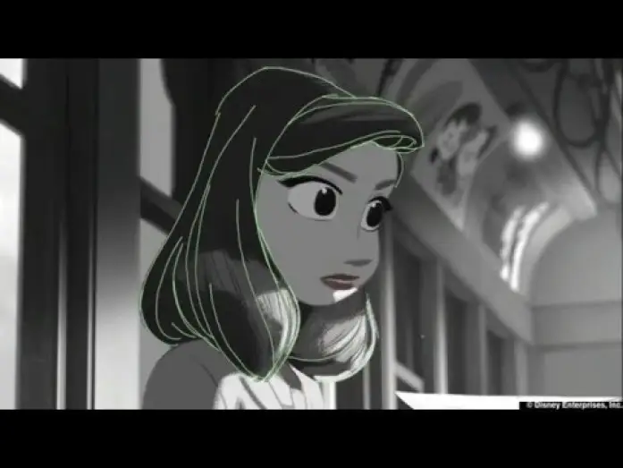 Video for the film Paperman — WDAS Technology Projects: Computer Assisted Animation of Line and Paint in Disney's Paperman