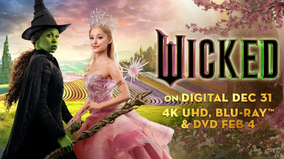 Video for the film Wicked — Watch At Home on December 31