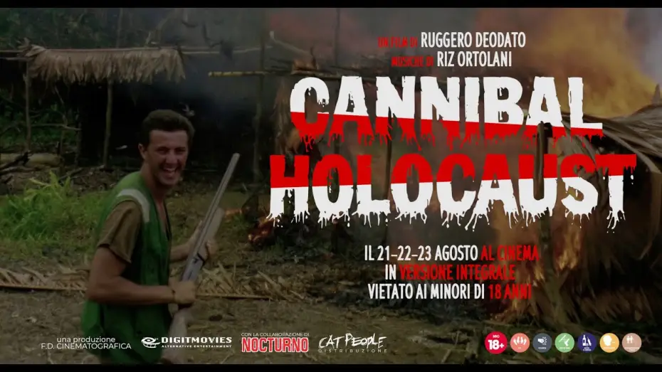 Video for the film Cannibal Holocaust — Cannibal Holocaust - Trailer Versione Integrale 2023 - Al cinema dal 21 agosto