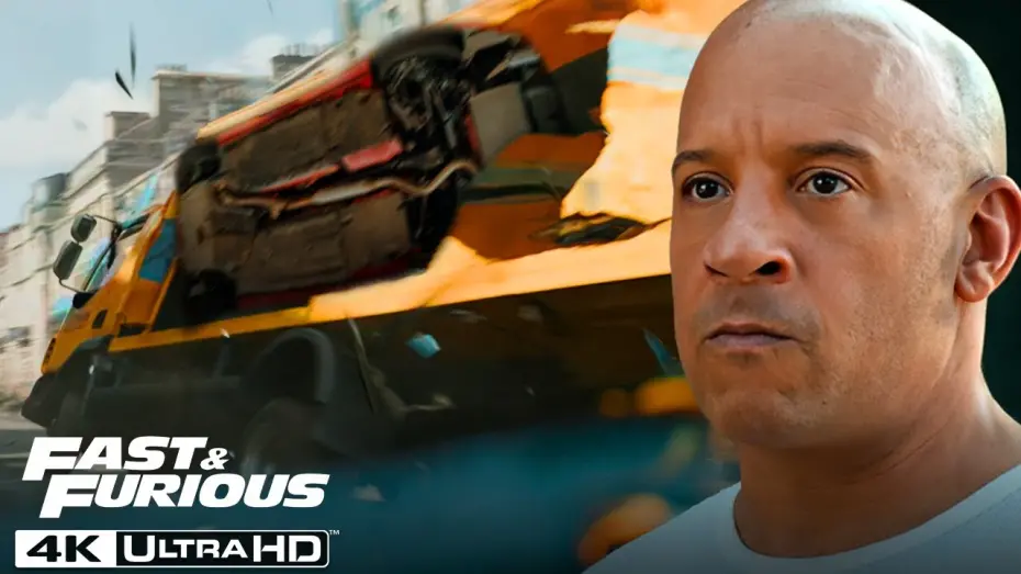 Video for the film F9 — The Magnet Truck Chase in 4K HDR