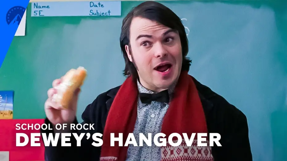 Video for the film School of Rock — Dewey Comes to Class with a Hangover