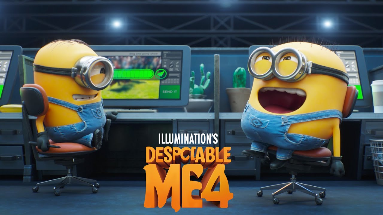 Video for the film Despicable Me 4 — Minion Intelligence (Big Game Spot)