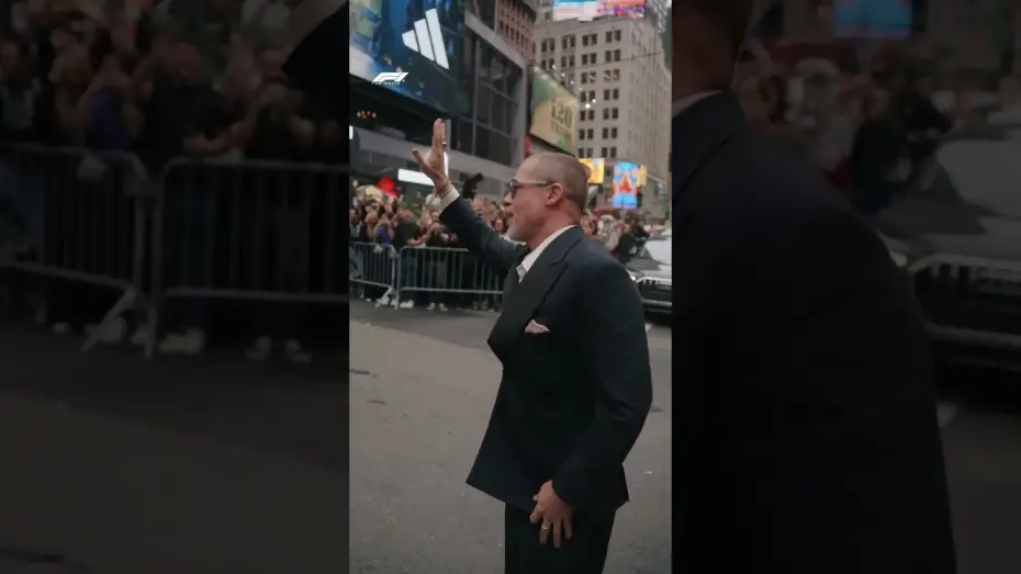 Video for the film F1 — Brad made a 'Pitt' stop at the World Premiere in New York last night!
