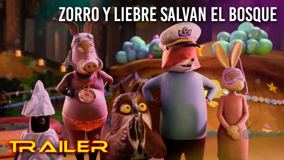 Video for the film Fox and Hare Save the Forest — Zorro y Liebre salvan el bosque - Tráiler español