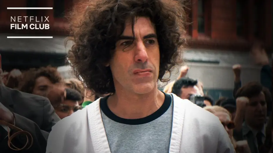 Video for the film The Trial of the Chicago 7 — Sacha Baron Cohen Leads The Free Tom Hayden March | THE TRIAL OF THE CHICAGO 7 | Netflix