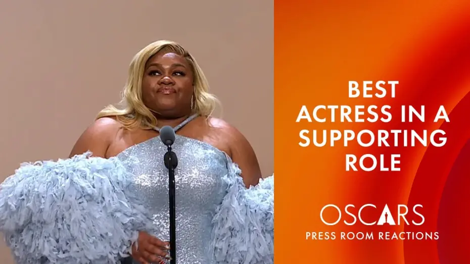 Video for the film The Holdovers — Da'Vine Joy Randolph |  Best Actress in a Supporting Role | Oscars 2024 Press Room Speech