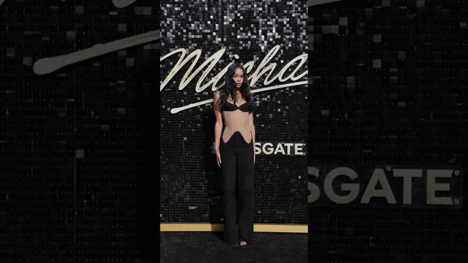 Video for the film Michael — Laura Harrier at the Los Angeles premiere