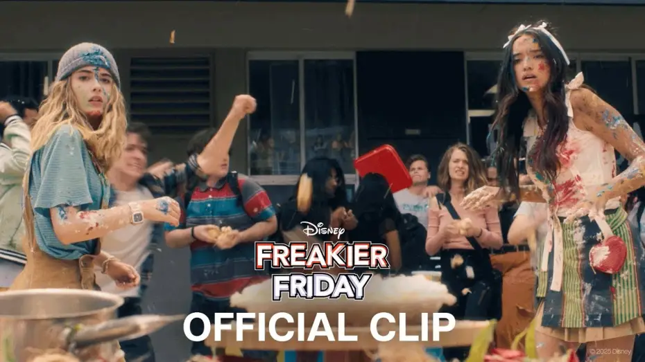 Video for the film Freakier Friday — Official Clip 'Food Fight'