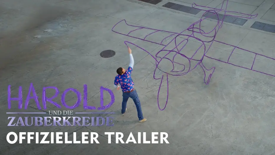 Video for the film Harold and the Purple Crayon — Offizieller Trailer #1