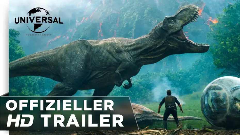 Video for the film Jurassic World: Fallen Kingdom — Jurassic World: Das gefallene Königreich - Trailer 1 - Deutsch HD