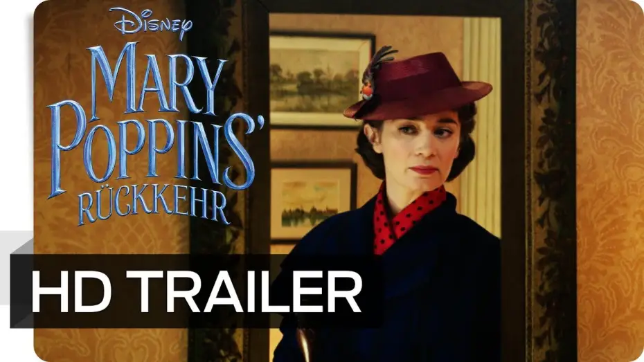 Video for the film Mary Poppins Returns — MARY POPPINS' RÜCKKEHR - Teaser Trailer (deutsch/german) | Disney HD