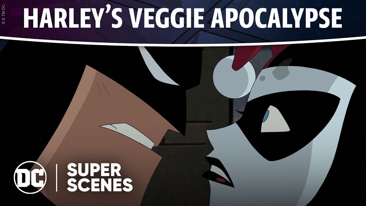 Video for the film Batman and Harley Quinn — Harley's Veggie Apocalypse Clip