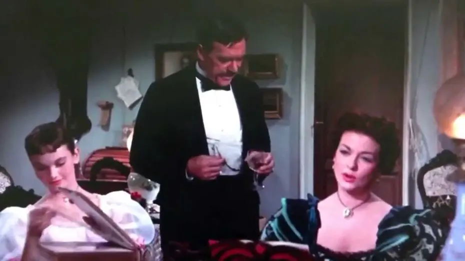 Video for the film We're No Angels — Joan Bennett sings "Sentimental Moments" in WE'RE NO ANGELS (1955)