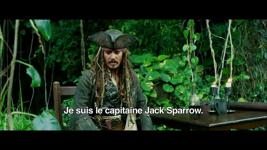 Video for the film Pirates of the Caribbean: On Stranger Tides — Bande-annonce 1 VOST (avec intro Jack Sparrow)