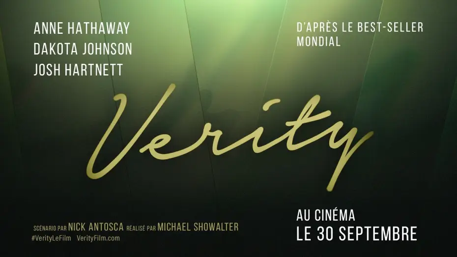 Video for the film Verity — VERITY - Bande-annonce teaser officielle VOSTFR