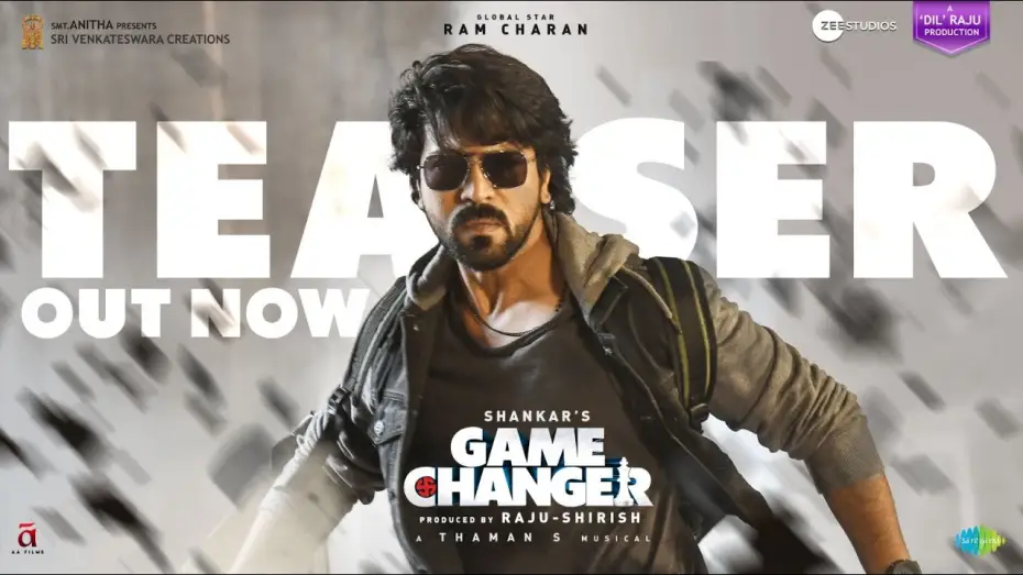 Video for the film Game Changer — Game Changer - Tamil Teaser | Ram Charan | Shankar | Raju, Shirish | Kiara | Thaman S