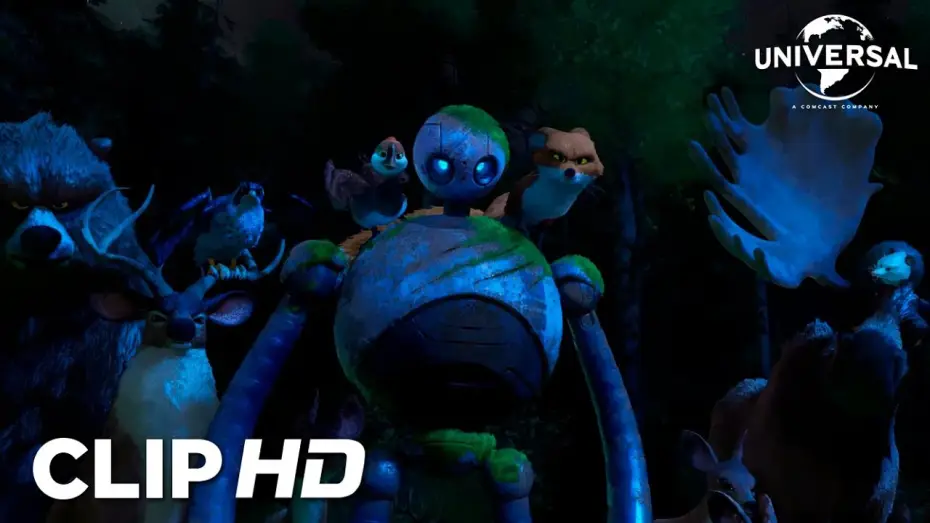 Video for the film The Wild Robot — Clip - Rodeados en el bosque