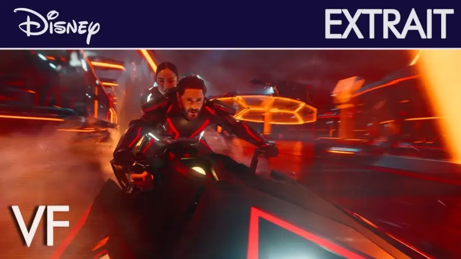 Video for the film TRON: Ares — Tron : Ares - Extrait : Course poursuite (VF) | Disney