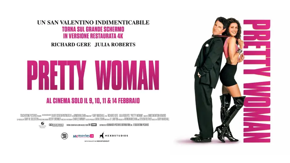 Video for the film Pretty Woman — PRETTY WOMAN - Al cinema il 9, 10, 11 e 14 febbraio - TRAILER