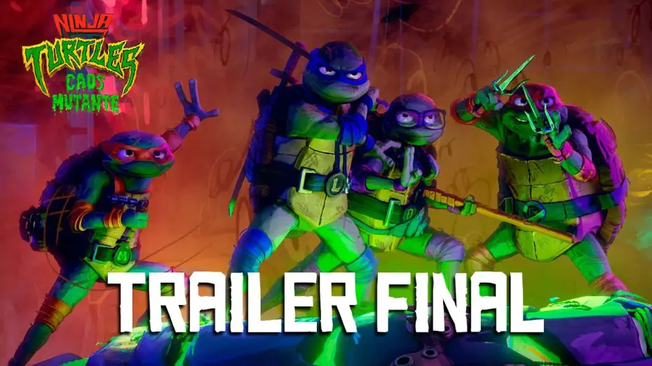 Video for the film Teenage Mutant Ninja Turtles: Mutant Mayhem — Tráiler Final